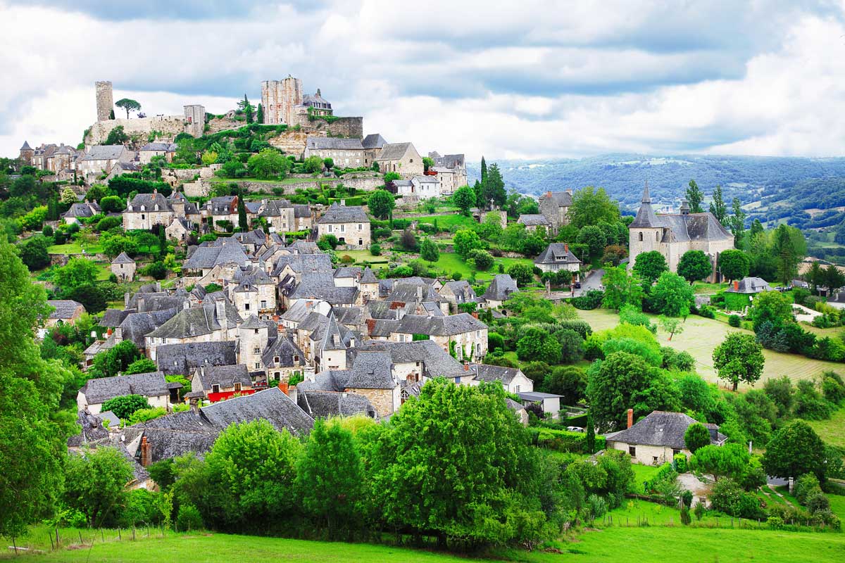 Château de Turenne en Corrèze, village situé proche de Brive-la-Gaillarde