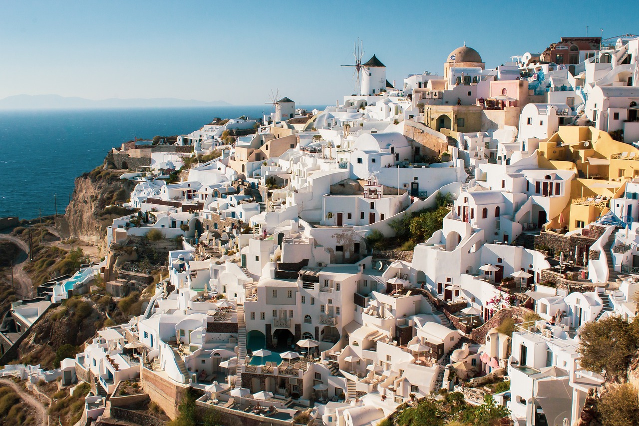 L'île de Santorin en Grèce