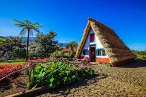 Maison à Madère, une île portugaise dans l'Atlantique