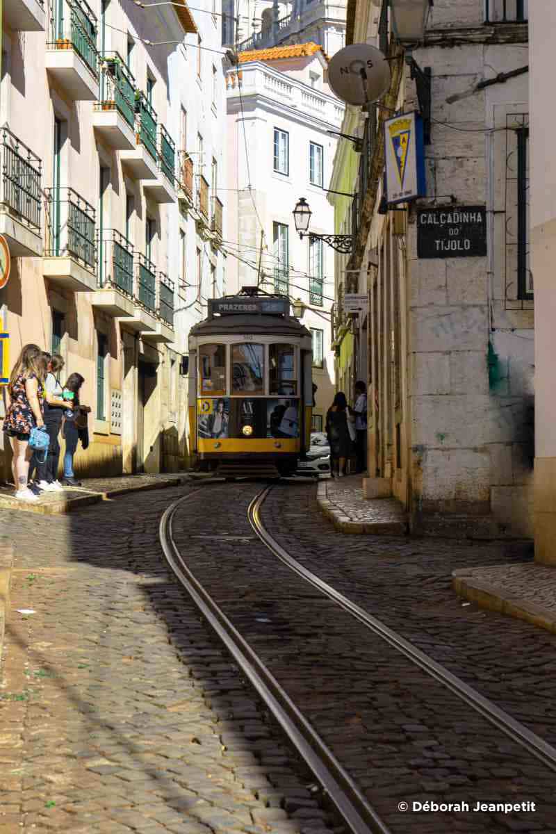Le célèbre tramway de Lisbonne