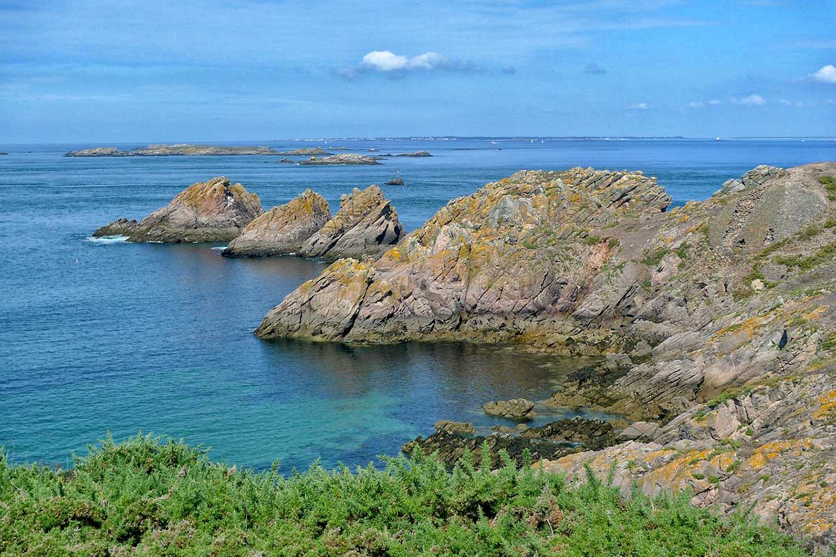 Paysage côtier près de Quiberon