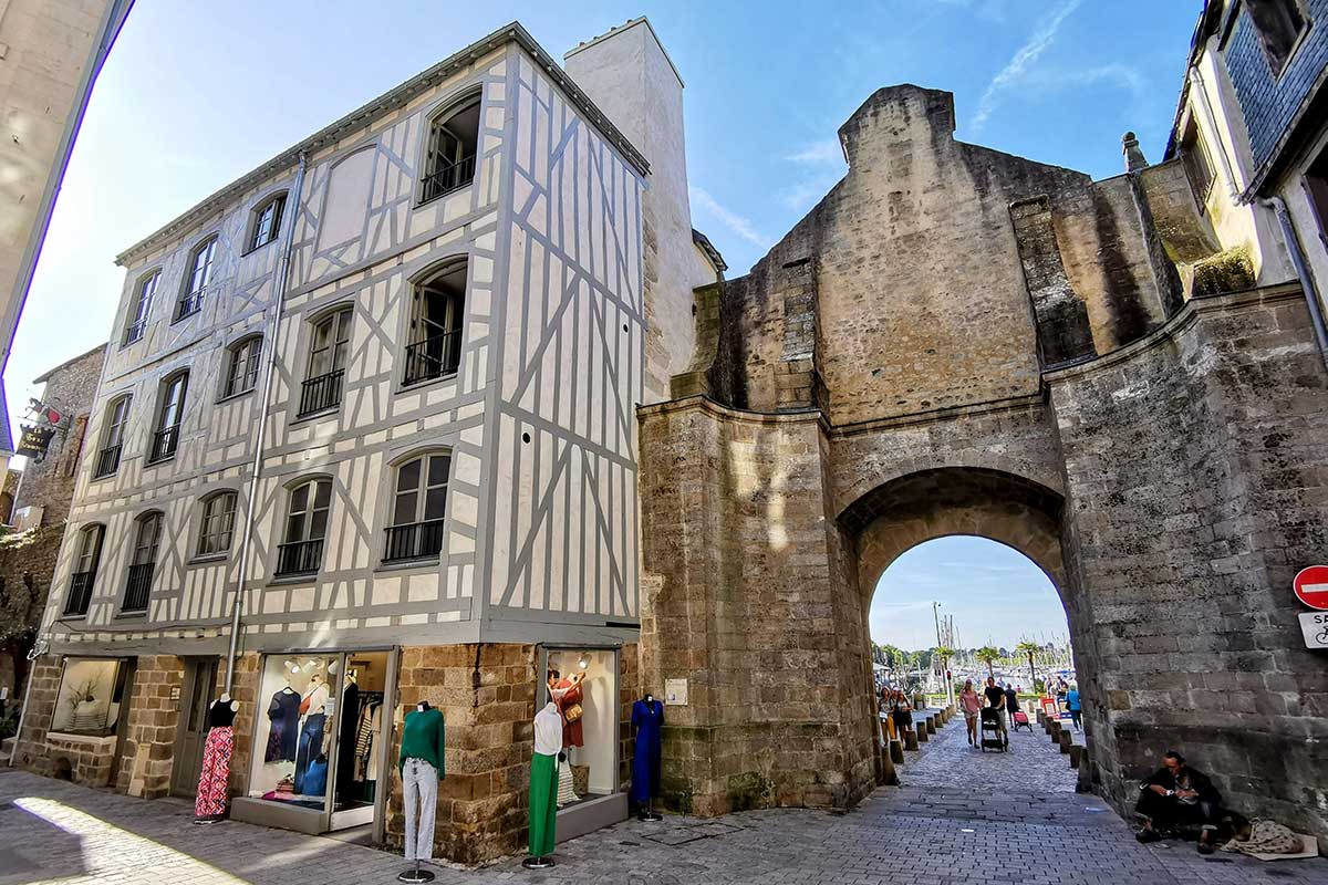 La porte Saint-Vincent, porte d'entrée de la vieille ville de Vannes