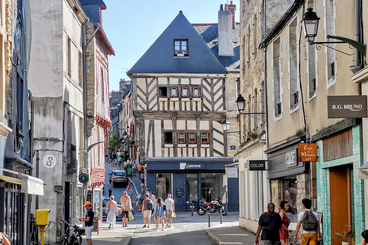 Les remparts et leurs jardins font le charme de Vannes
