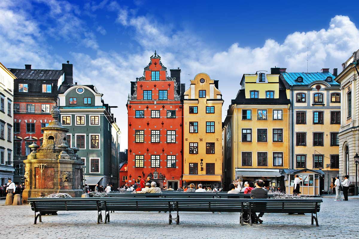 La place de Stortorget dans la vieille ville de Stockholm