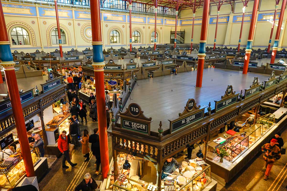 Le marché couvert de Stockholm