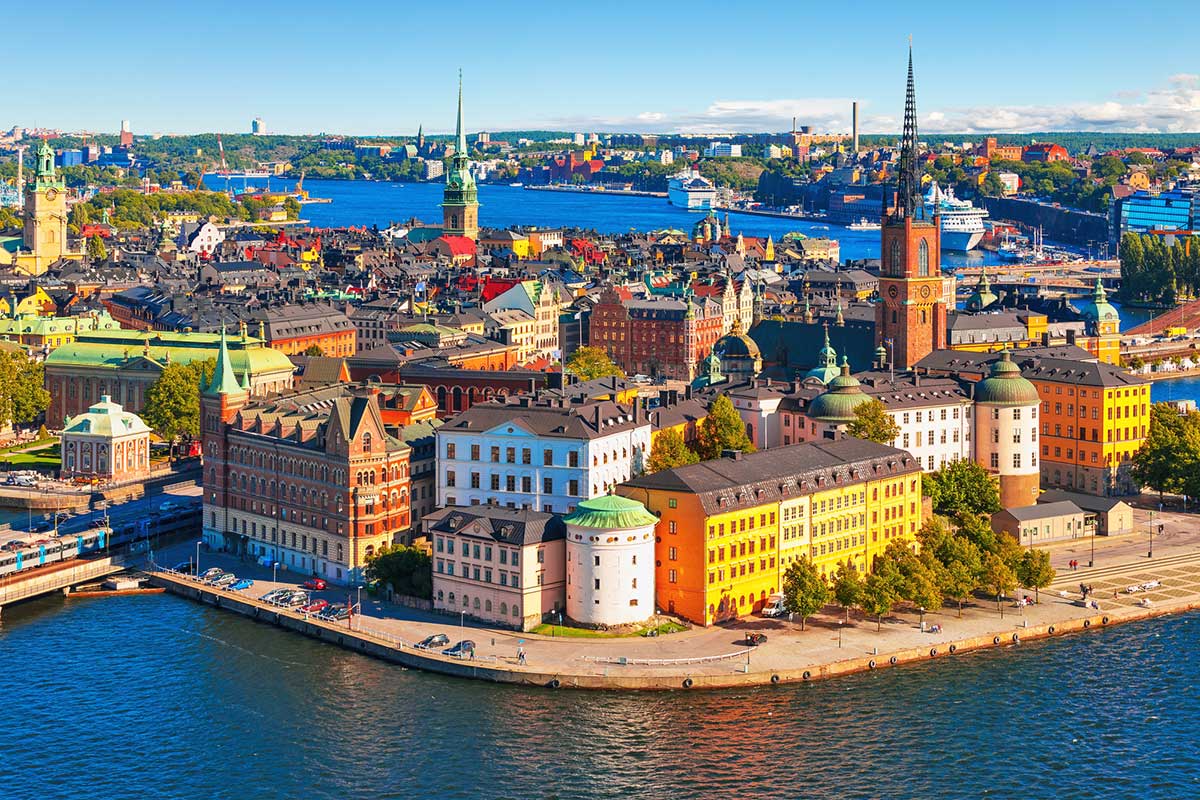 Vue de Stockholm, la magnifique capitale suédoise
