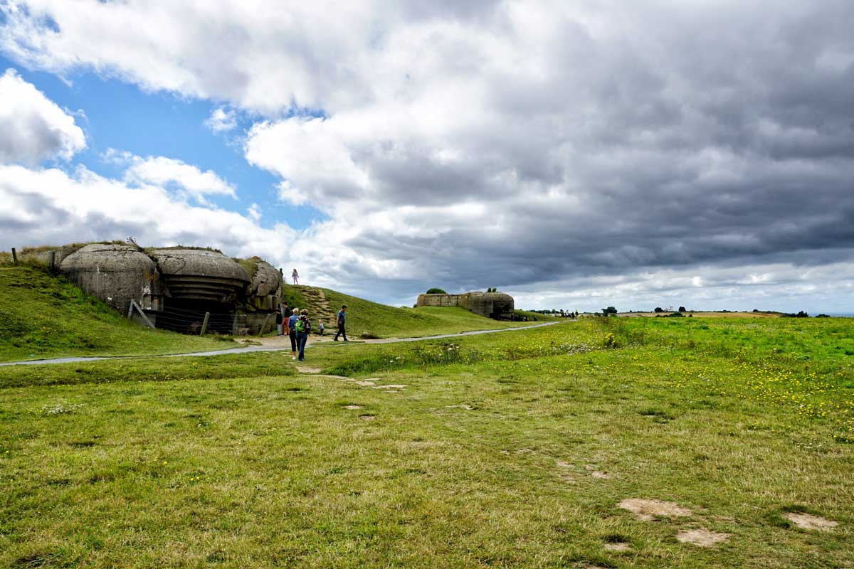 Le site de la batterie allemande de Longues-sur-Mer