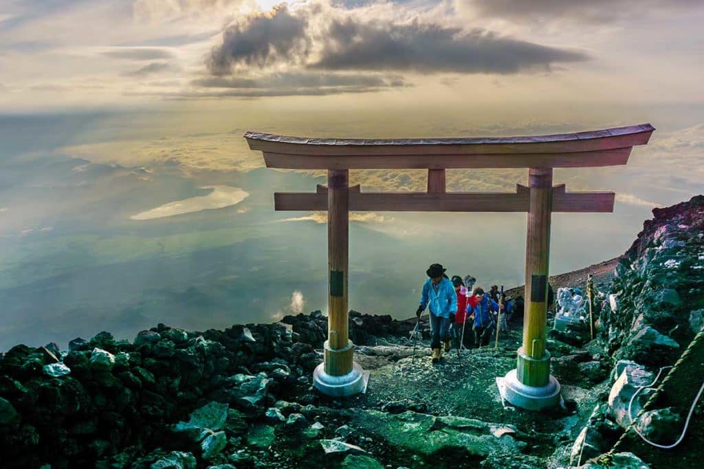 Ascension du Mont Fuji au Japon